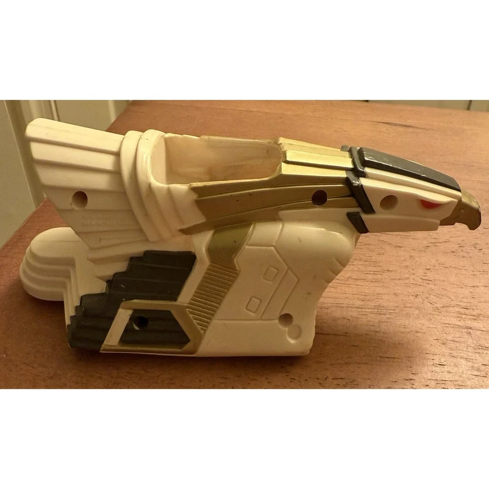 Vintage 1995 Saban Mighty Morphin Power Rangers, White Power Ranger, Falcon Zord